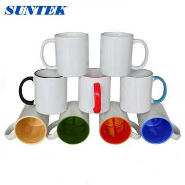 White Ceramic Coated Sublimation Promotional Cup